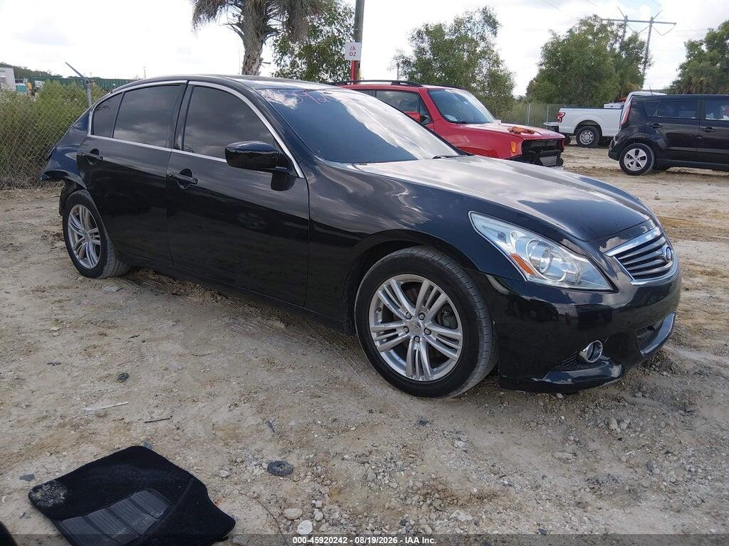 2012 INFINITI G25 JN1DV6AP3CM811910
