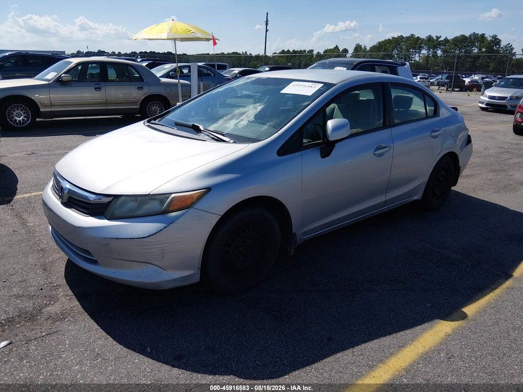 2HGFB2F53CH589419 2012 HONDA CIVIC photo no. 2