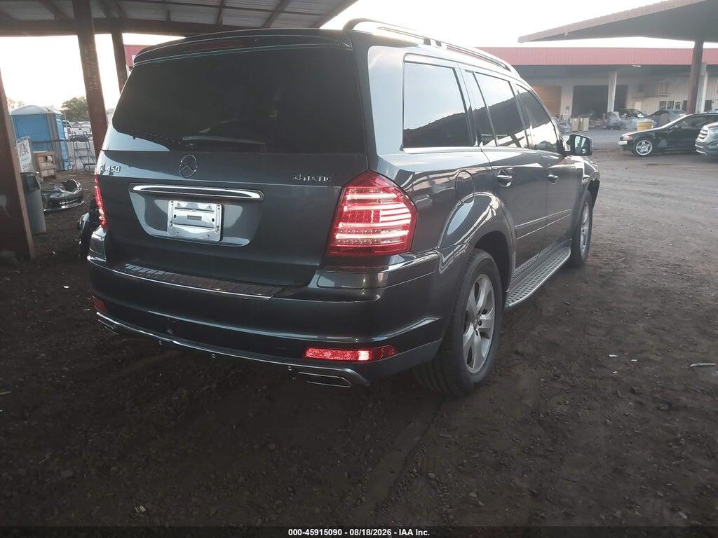 4JGBF7BE7CA767105 2012 MERCEDES-BENZ GL 450 photo no. 4