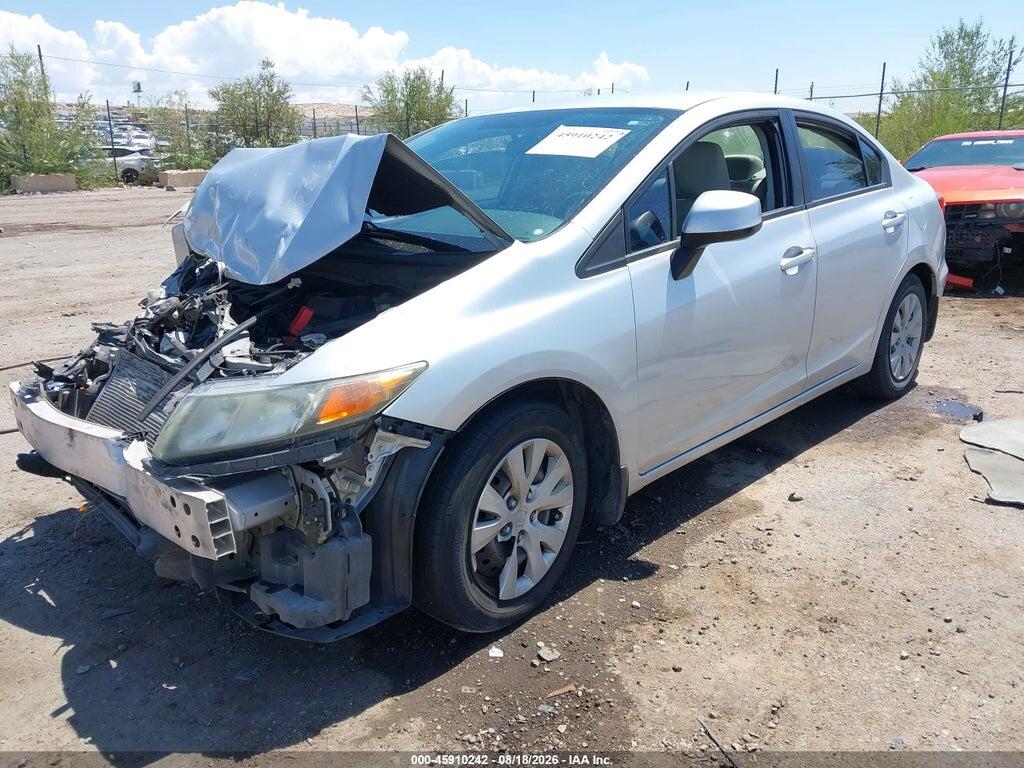 2HGFB2F59CH569112 2012 HONDA CIVIC photo no. 2