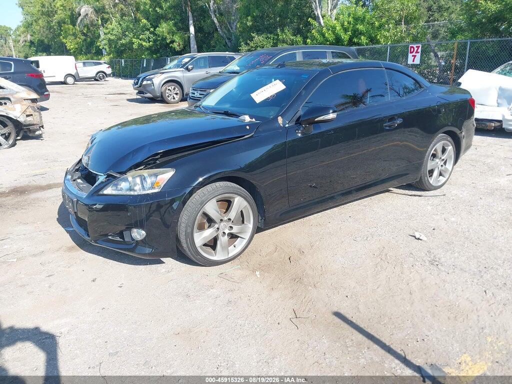 JTHFE2C29B2505576 2011 LEXUS IS 350C photo no. 2