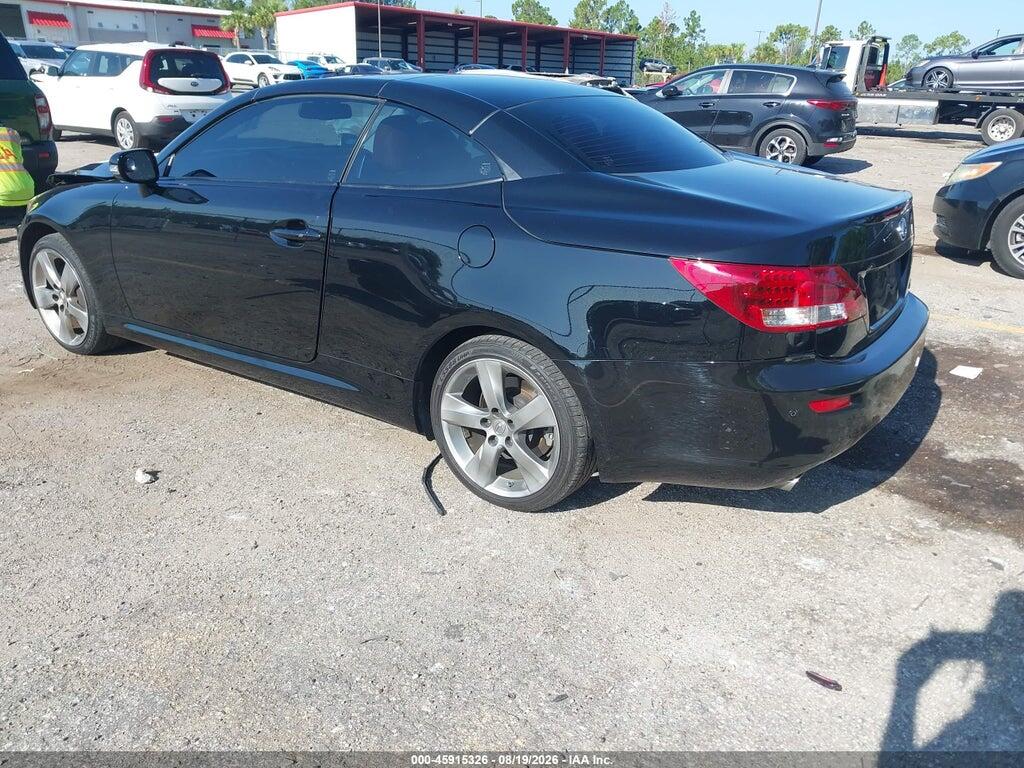 JTHFE2C29B2505576 2011 LEXUS IS 350C photo no. 3