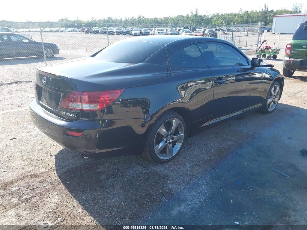 JTHFE2C29B2505576 2011 LEXUS IS 350C photo no. 4
