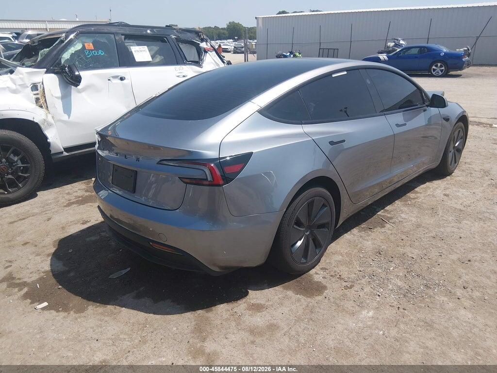 5YJ3E1EA2SF068942 2025 TESLA MODEL 3 photo no. 4