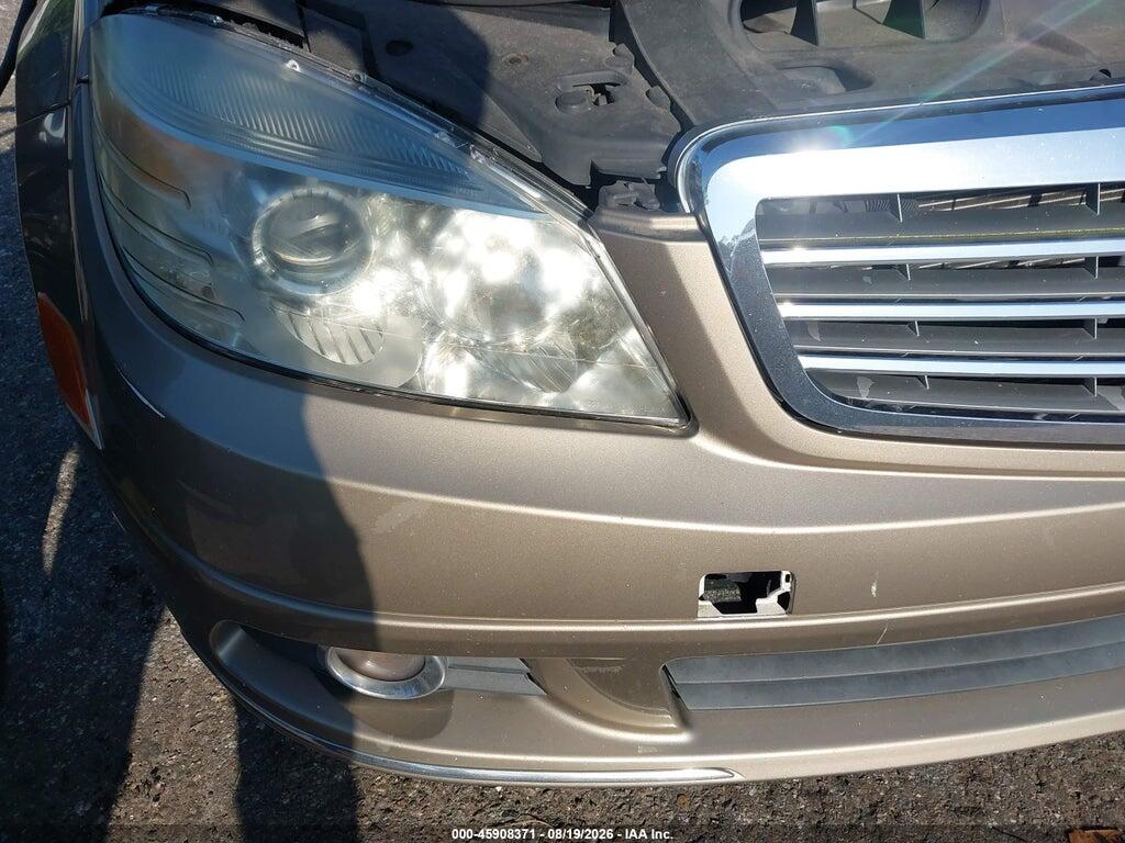 WDDGF81X08F061614 2008 MERCEDES-BENZ C 300 photo no. 6