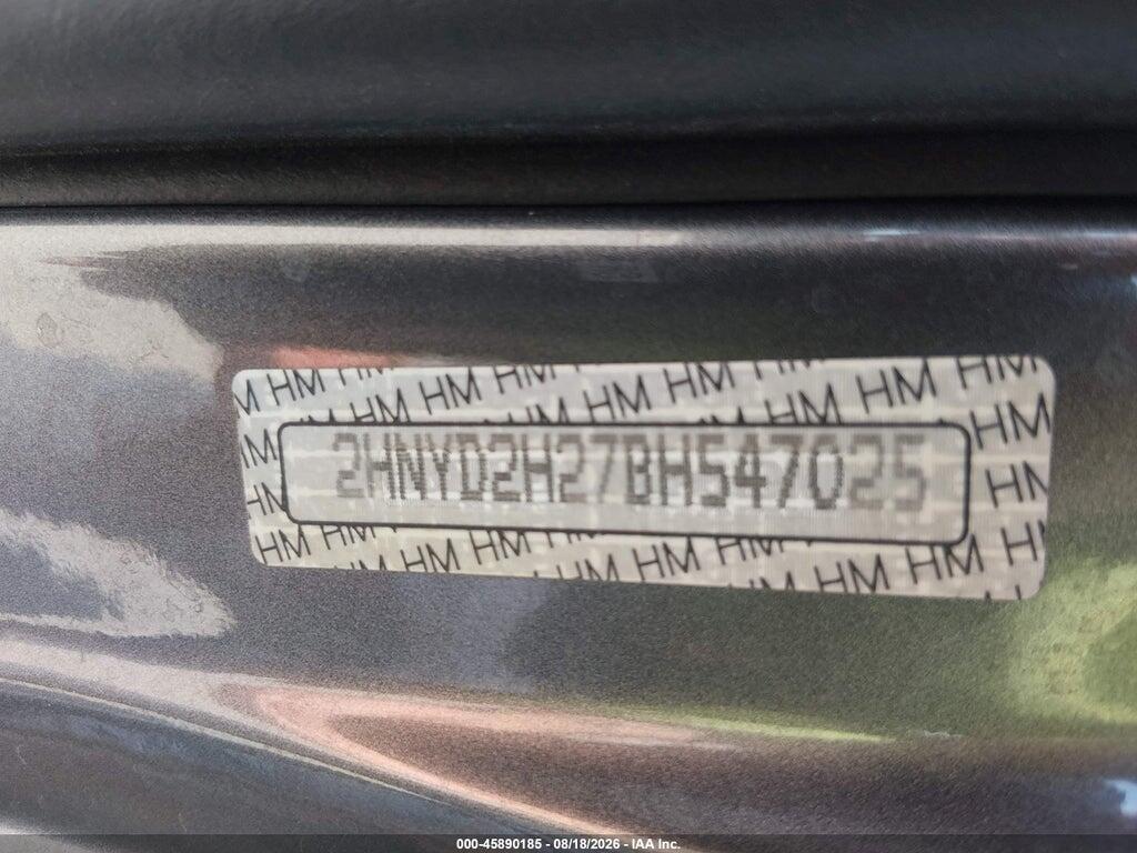 2HNYD2H27BH547025 2011 ACURA MDX photo no. 9
