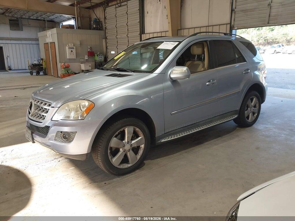 4JGBB8GB6AA618195 2010 MERCEDES-BENZ ML 350 photo no. 2