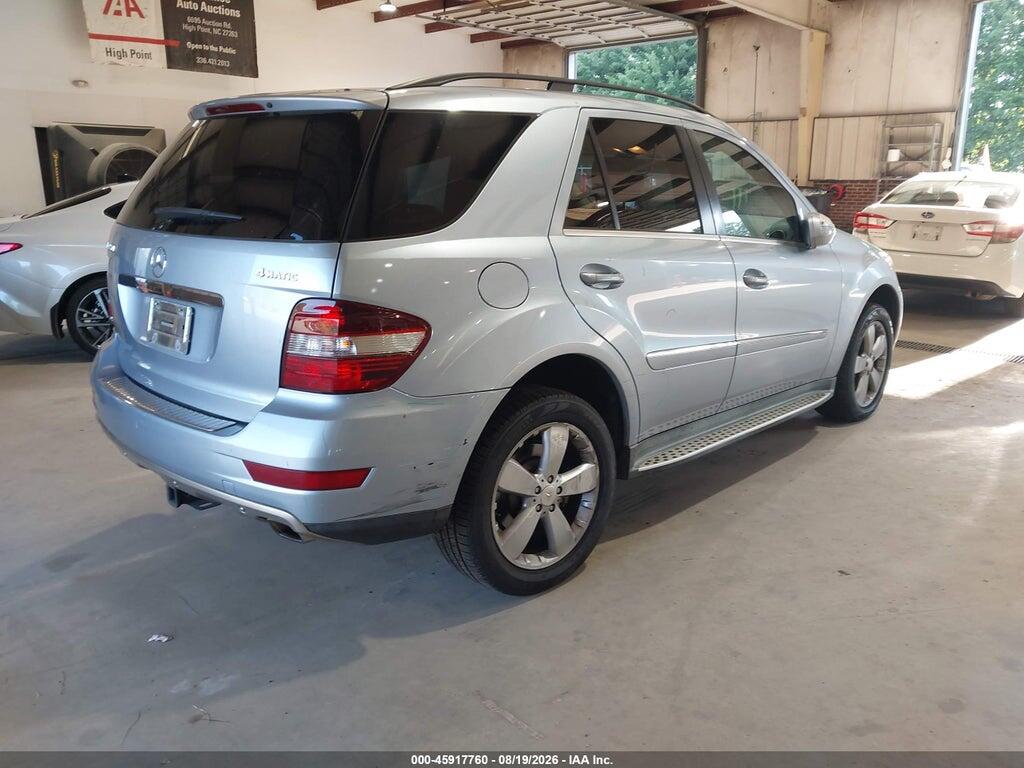 4JGBB8GB6AA618195 2010 MERCEDES-BENZ ML 350 photo no. 4