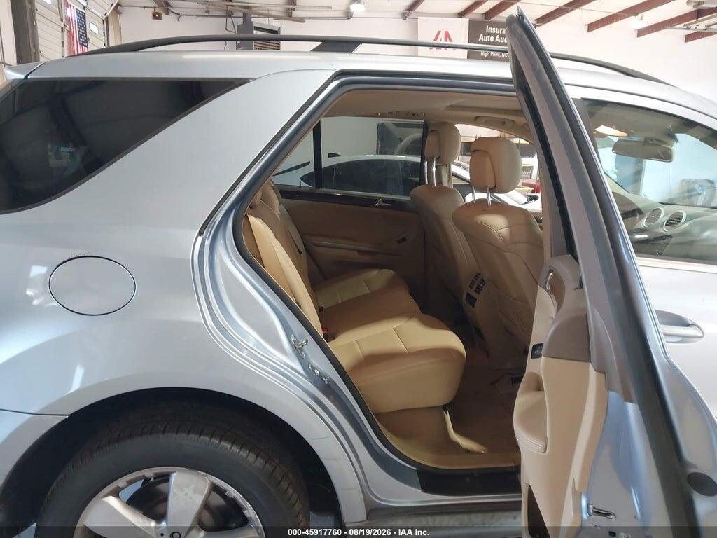 4JGBB8GB6AA618195 2010 MERCEDES-BENZ ML 350 photo no. 8