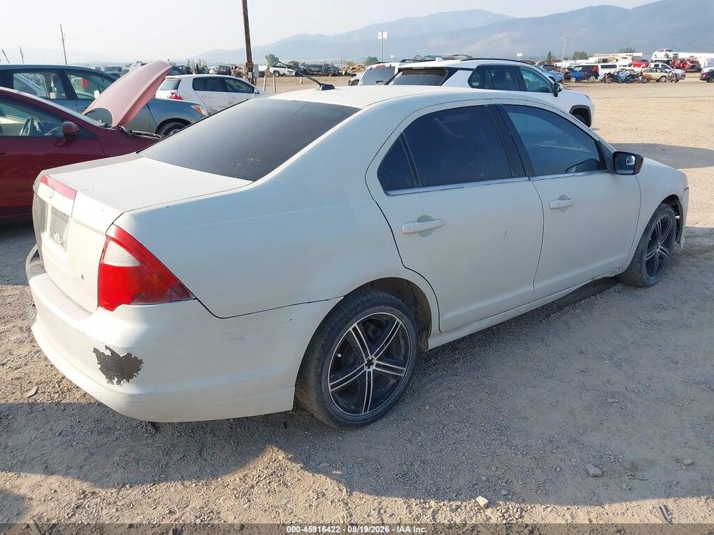 3FAHP0HA3AR320836 2010 FORD FUSION photo no. 4