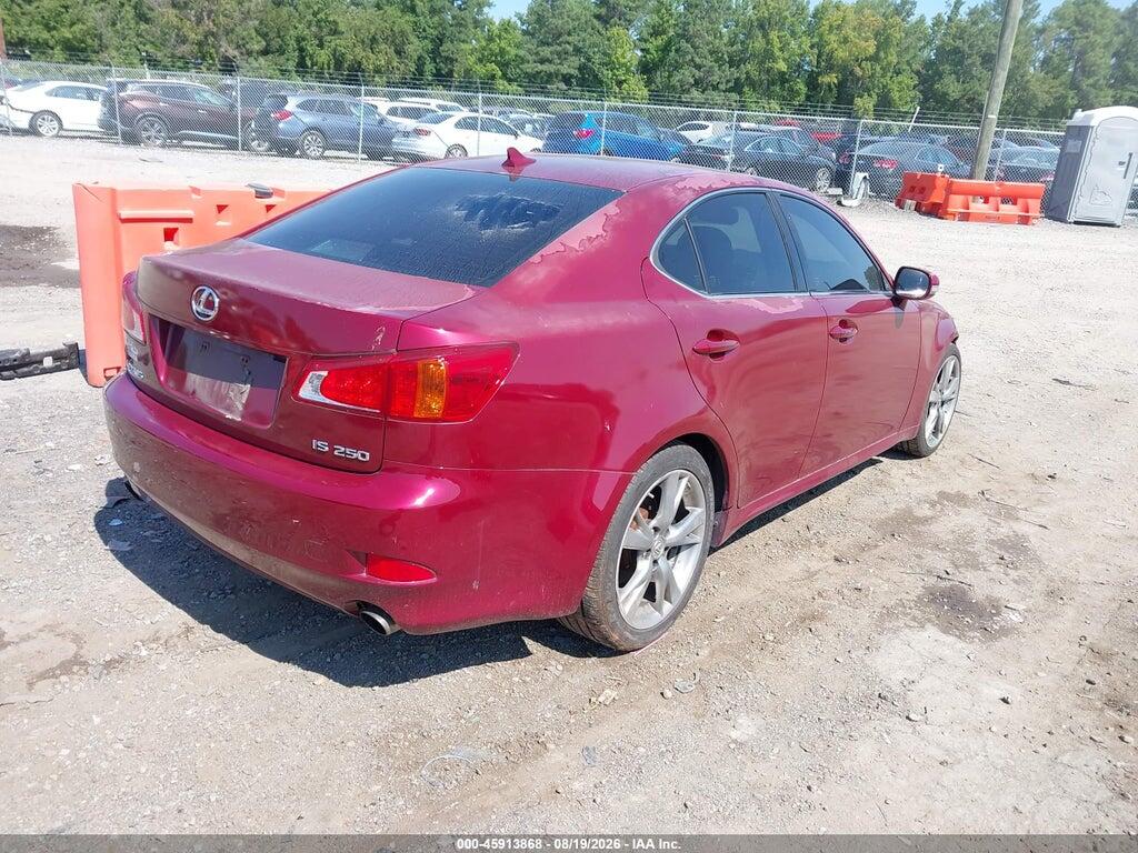 JTHBF5C29A5126734 2010 LEXUS IS 250 photo no. 4