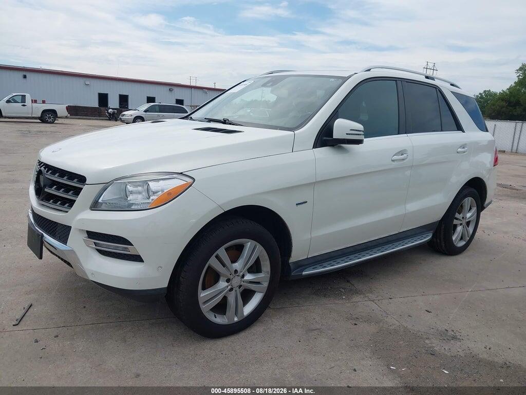 4JGDA5HB7CA023934 2012 MERCEDES-BENZ ML 350 photo no. 2
