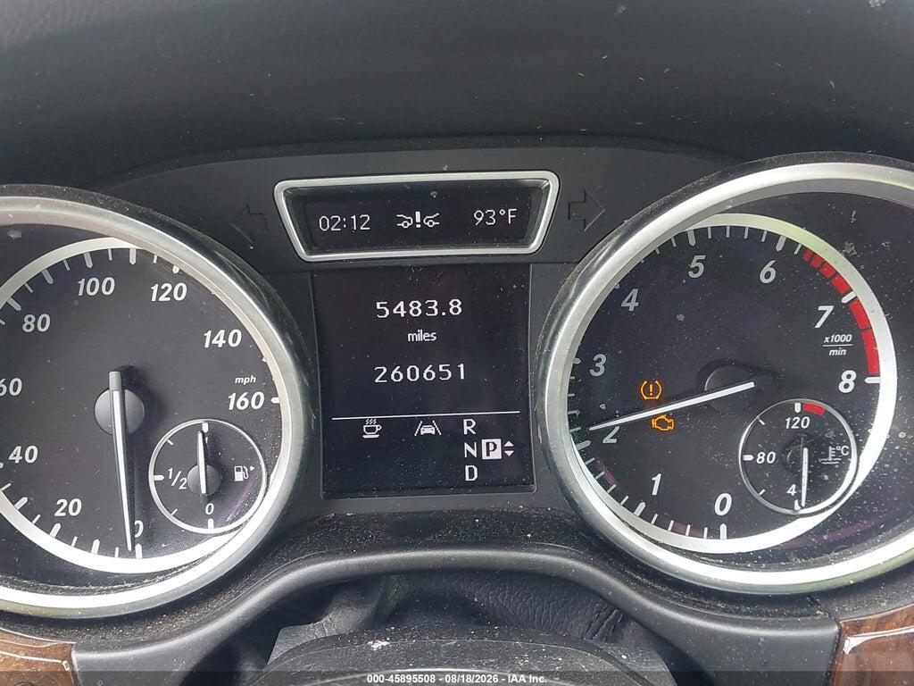 4JGDA5HB7CA023934 2012 MERCEDES-BENZ ML 350 photo no. 7