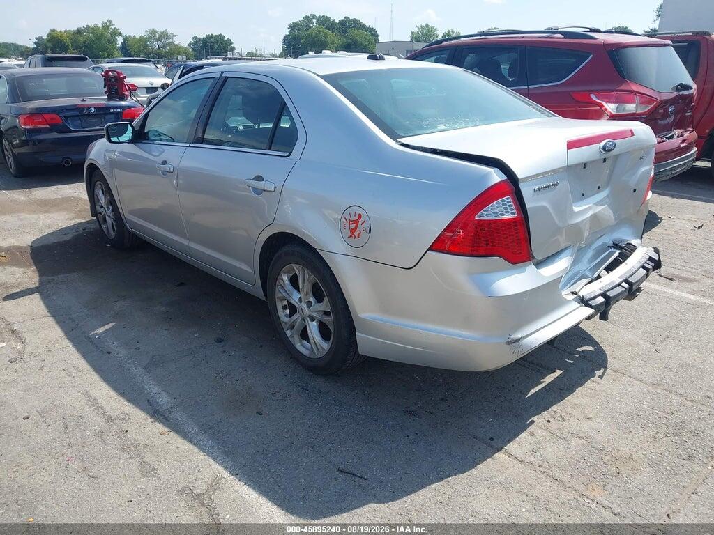 3FAHP0HA3CR441224 2012 FORD FUSION photo no. 3