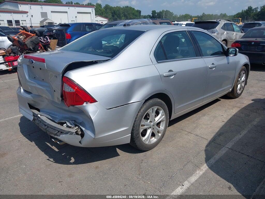 3FAHP0HA3CR441224 2012 FORD FUSION photo no. 4