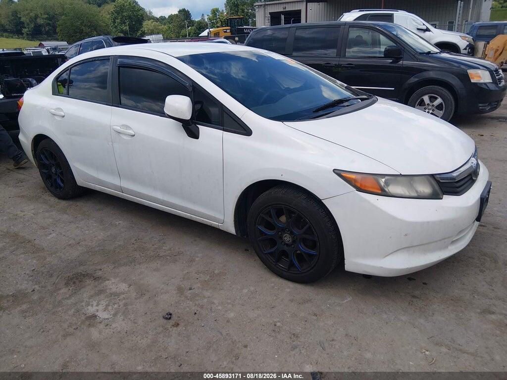 2012 HONDA CIVIC 19XFB2F51CE368265
