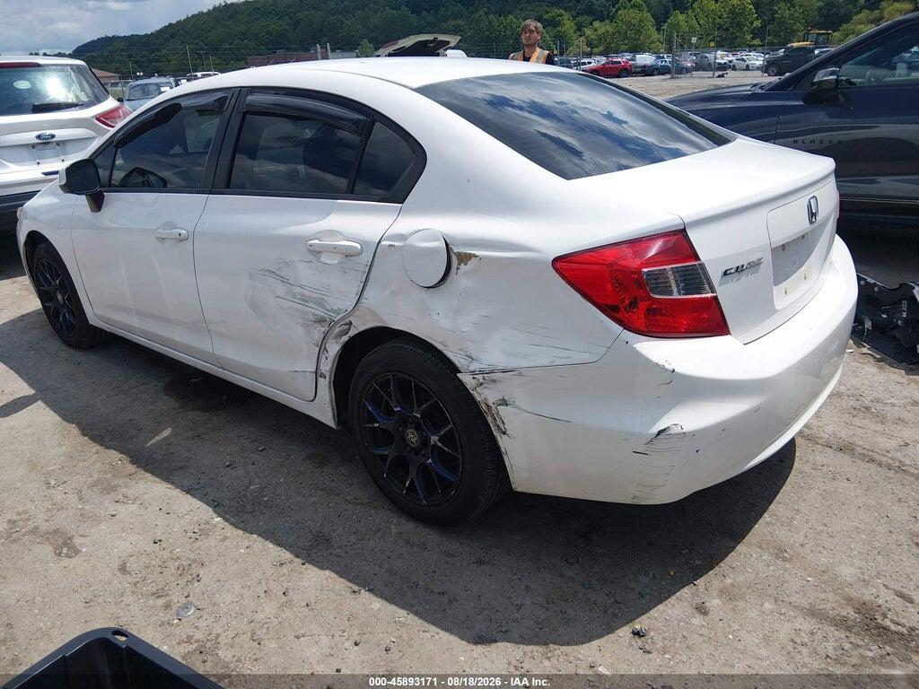 19XFB2F51CE368265 2012 HONDA CIVIC photo no. 3