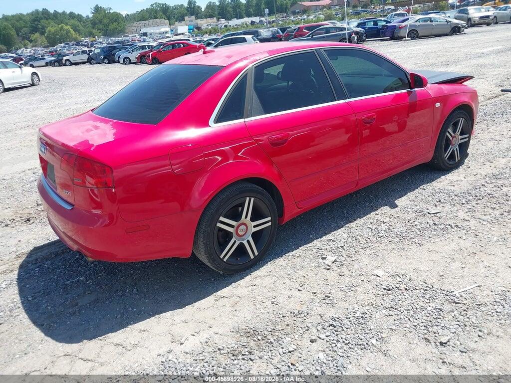 WAUAF78E78A092481 2008 AUDI A4 photo no. 4