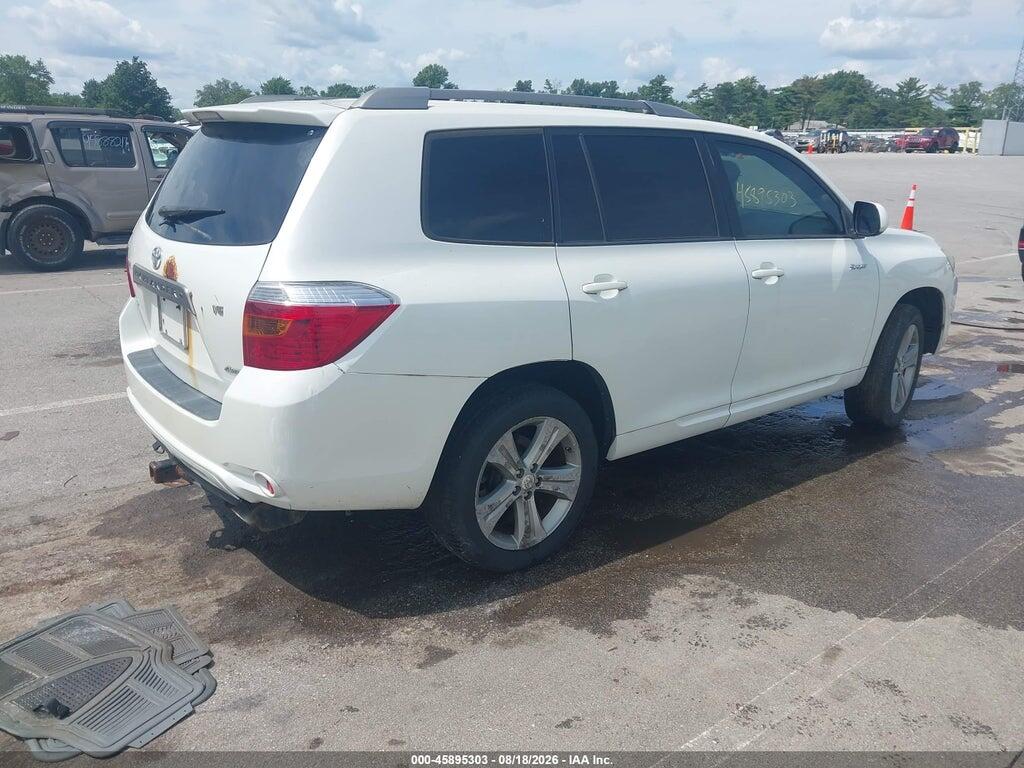 JTEES43A182077922 2008 TOYOTA HIGHLANDER photo no. 4