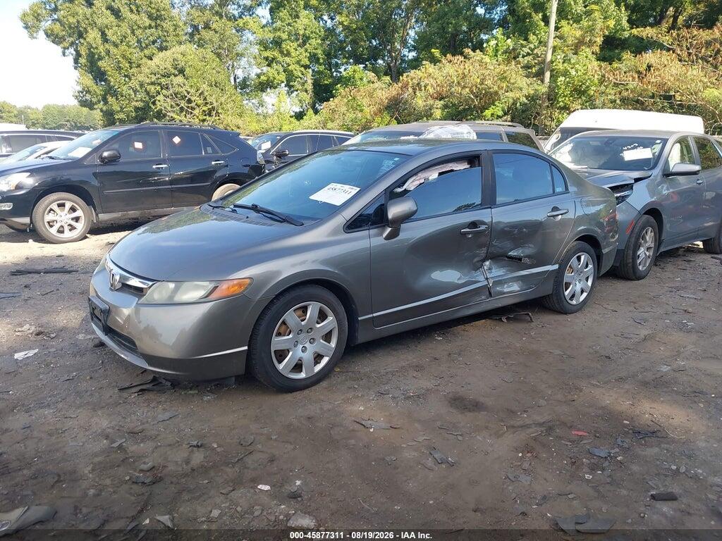 2HGFA16568H348622 2008 HONDA CIVIC photo no. 2