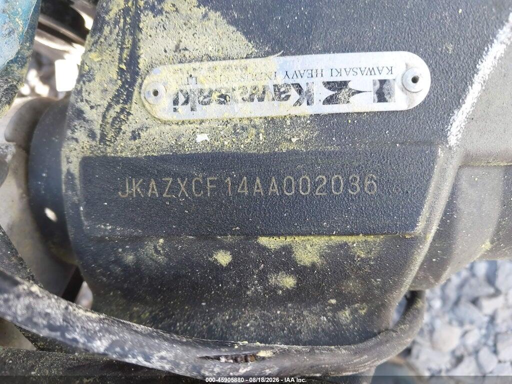 JKAZXCF14AA002036 2010 KAWASAKI ZX1000 photo no. 10