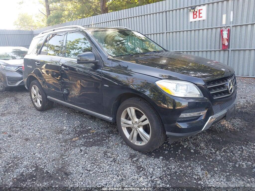 2012 MERCEDES-BENZ ML 350 4JGDA5HB9CA010053