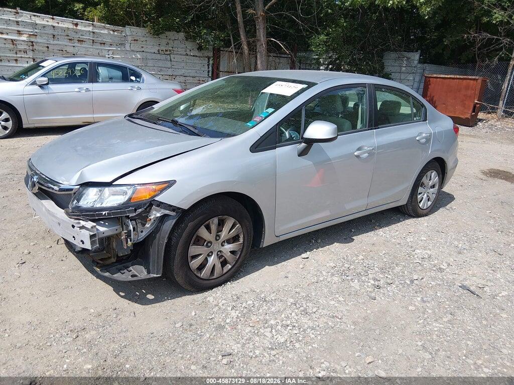 2HGFB2F53CH526756 2012 HONDA CIVIC photo no. 2