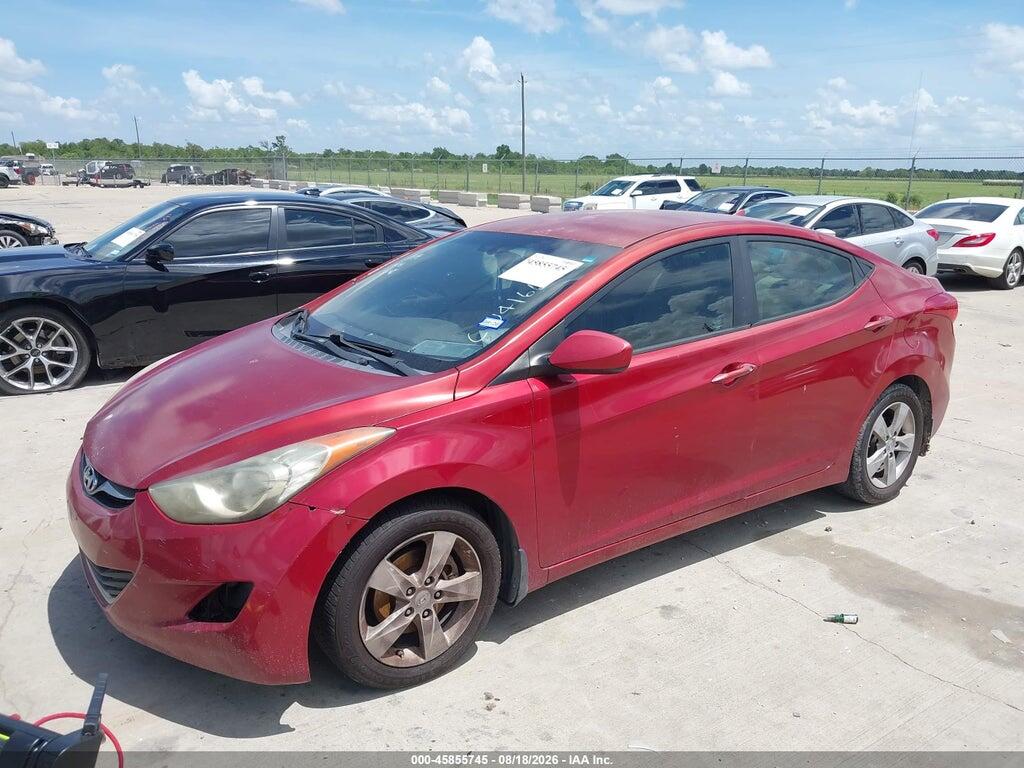 KMHDH4AE2CU416653 2012 HYUNDAI ELANTRA photo no. 2