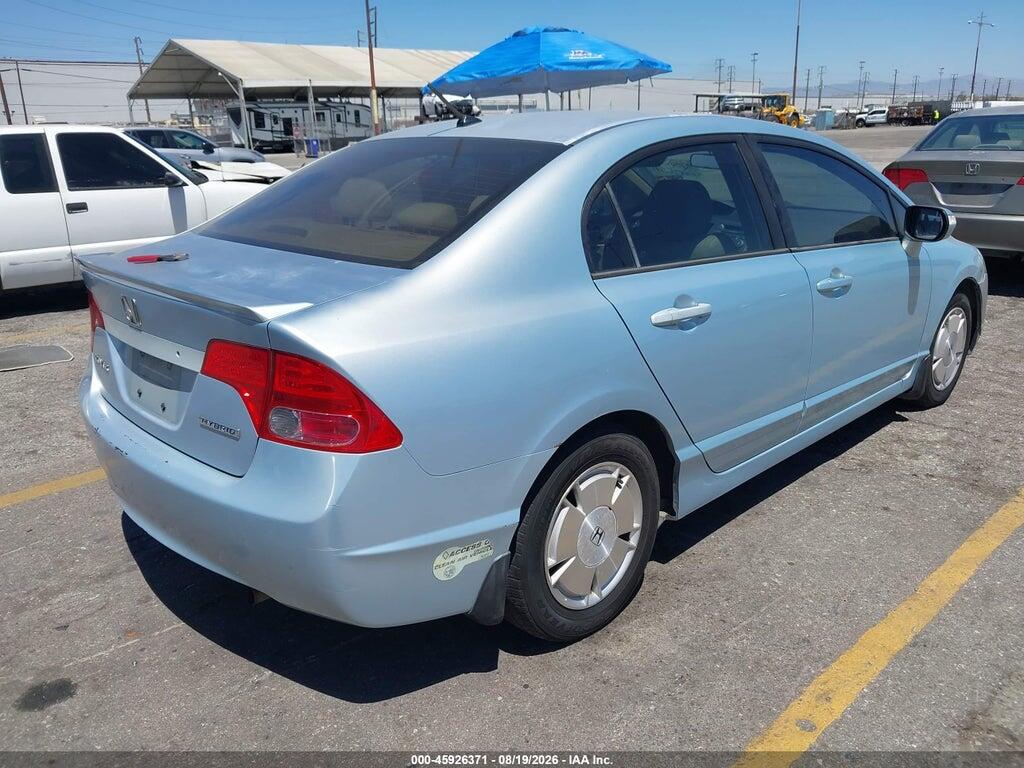 JHMFA36296S004139 2006 HONDA CIVIC HYBRID photo no. 4