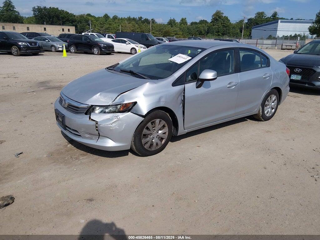 19XFB2F50CE056745 2012 HONDA CIVIC photo no. 2