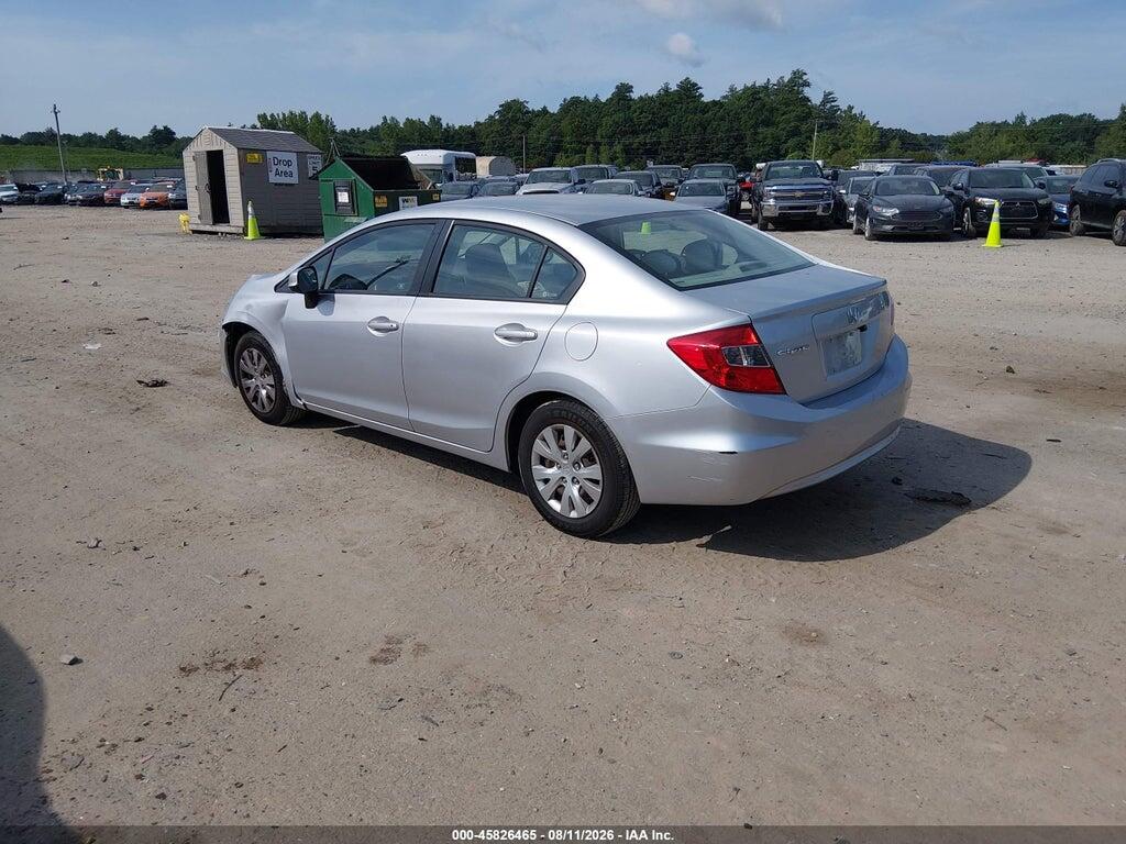 19XFB2F50CE056745 2012 HONDA CIVIC photo no. 3