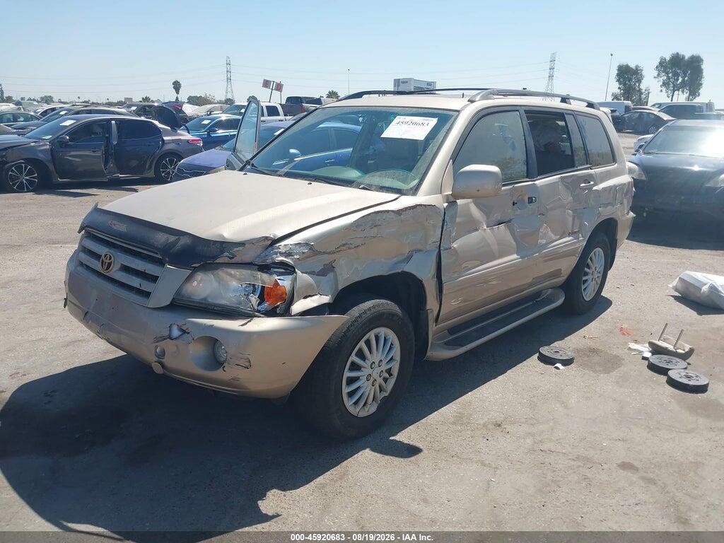 JTEEP21AX60180371 2006 TOYOTA HIGHLANDER photo no. 2