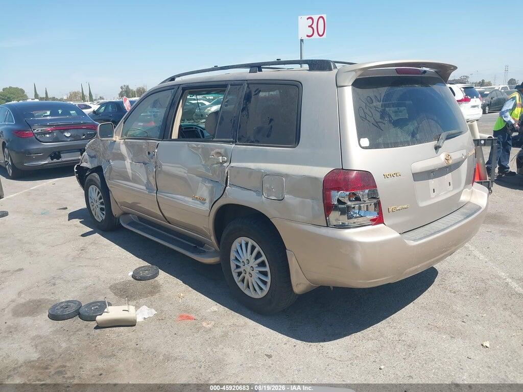 JTEEP21AX60180371 2006 TOYOTA HIGHLANDER photo no. 3