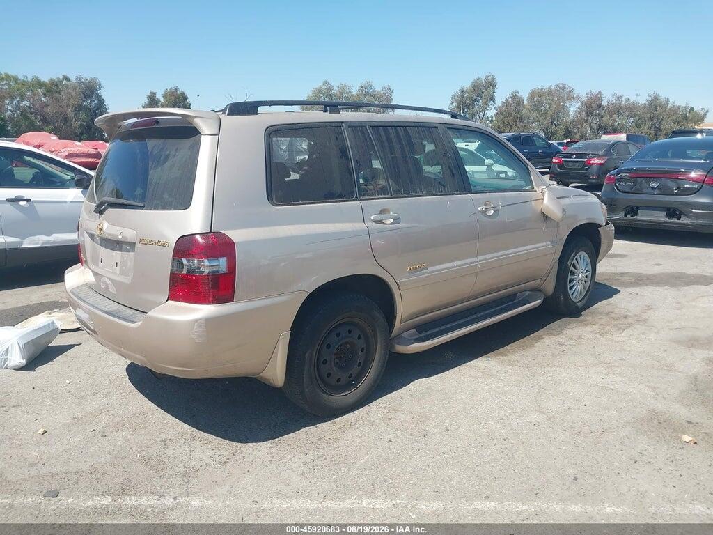JTEEP21AX60180371 2006 TOYOTA HIGHLANDER photo no. 4