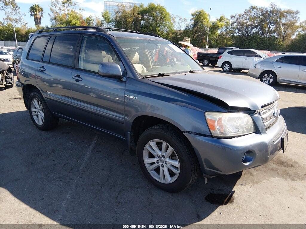 2006 TOYOTA HIGHLANDER HYBRID JTEDW21A160013430