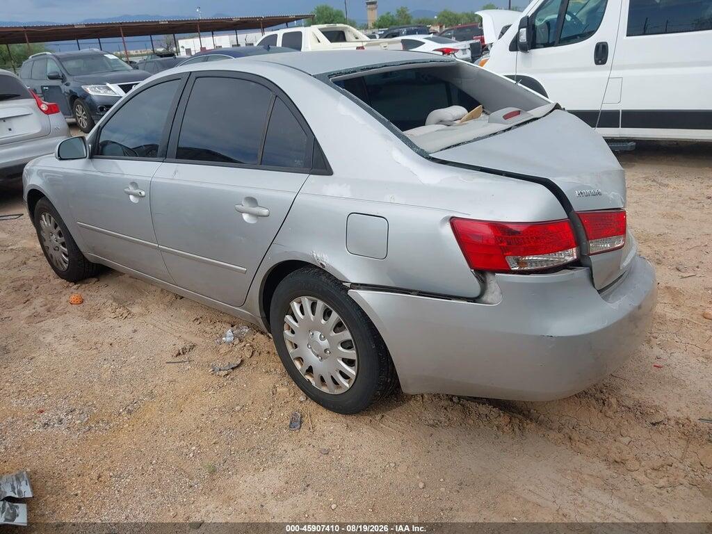 5NPET46C96H123765 2006 HYUNDAI SONATA photo no. 3