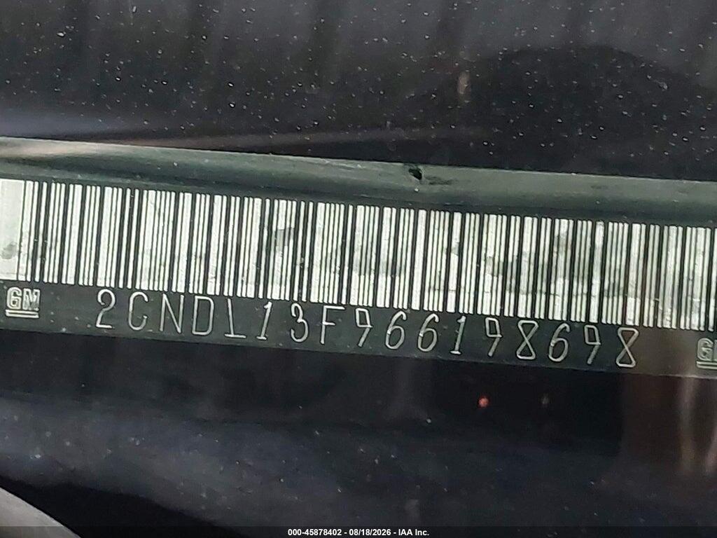 2CNDL13F966198698 2006 CHEVROLET EQUINOX photo no. 9