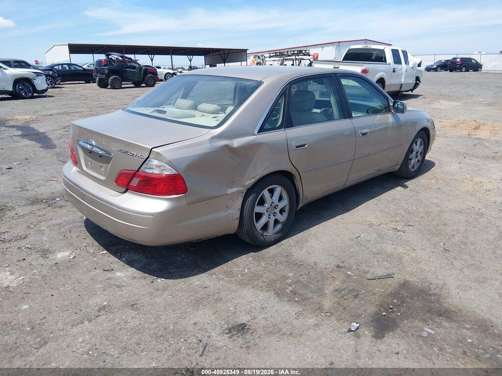4T1BF28B43U303994 2003 TOYOTA AVALON photo no. 4