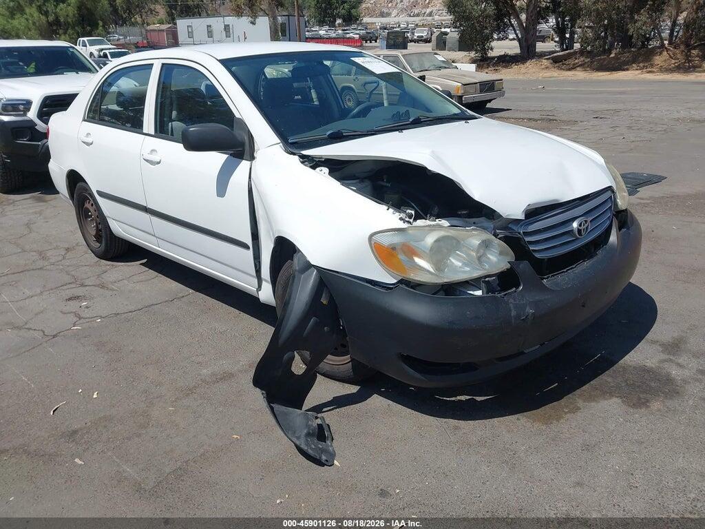 2003 TOYOTA COROLLA JTDBR32E032009993