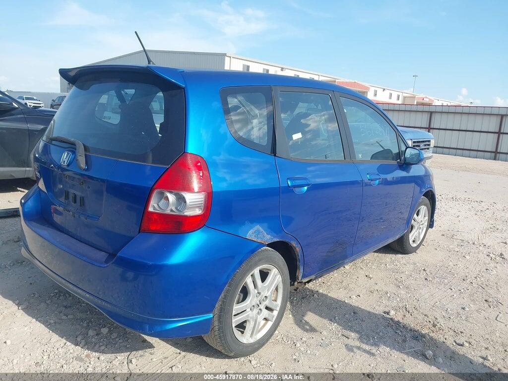 JHMGD38687S017784 2007 HONDA FIT photo no. 4