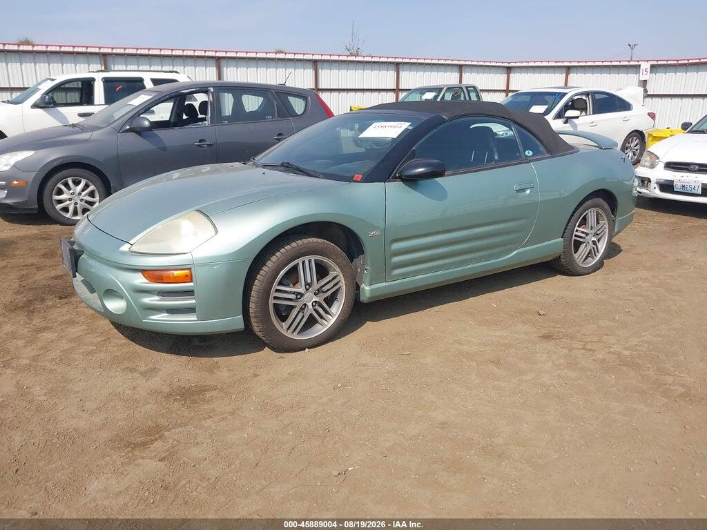 4A3AE75H53E024537 2003 MITSUBISHI ECLIPSE SPYDER photo no. 2