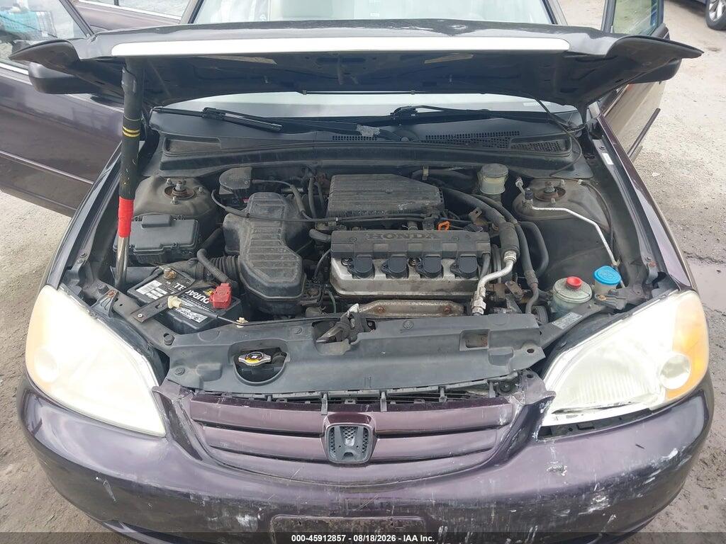 2HGES16511H516343 2001 HONDA CIVIC photo no. 10