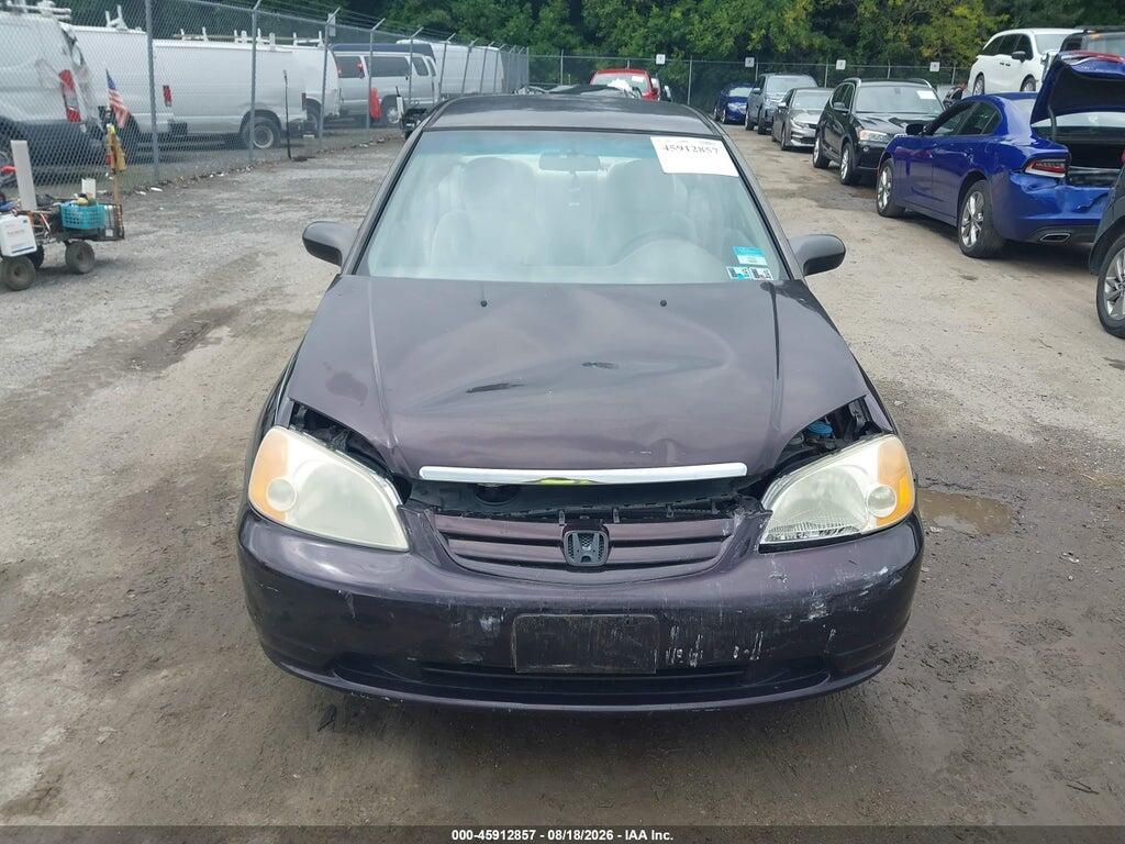 2HGES16511H516343 2001 HONDA CIVIC photo no. 12