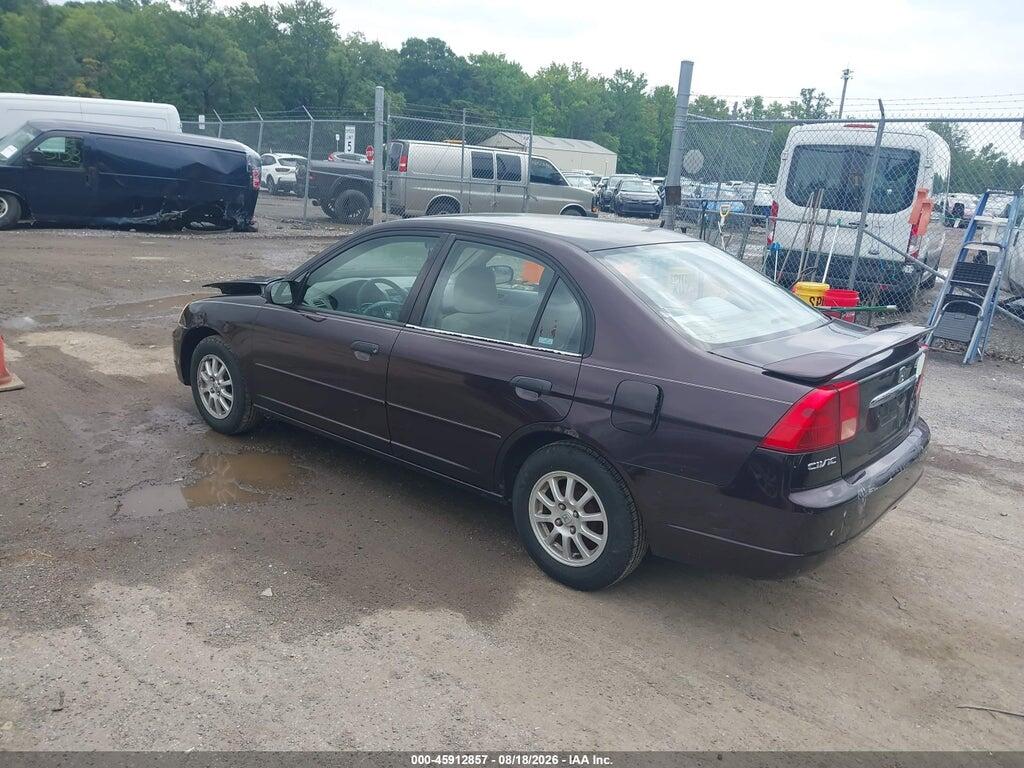 2HGES16511H516343 2001 HONDA CIVIC photo no. 3