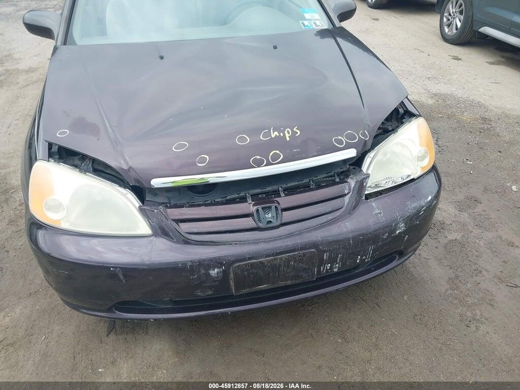 2HGES16511H516343 2001 HONDA CIVIC photo no. 6