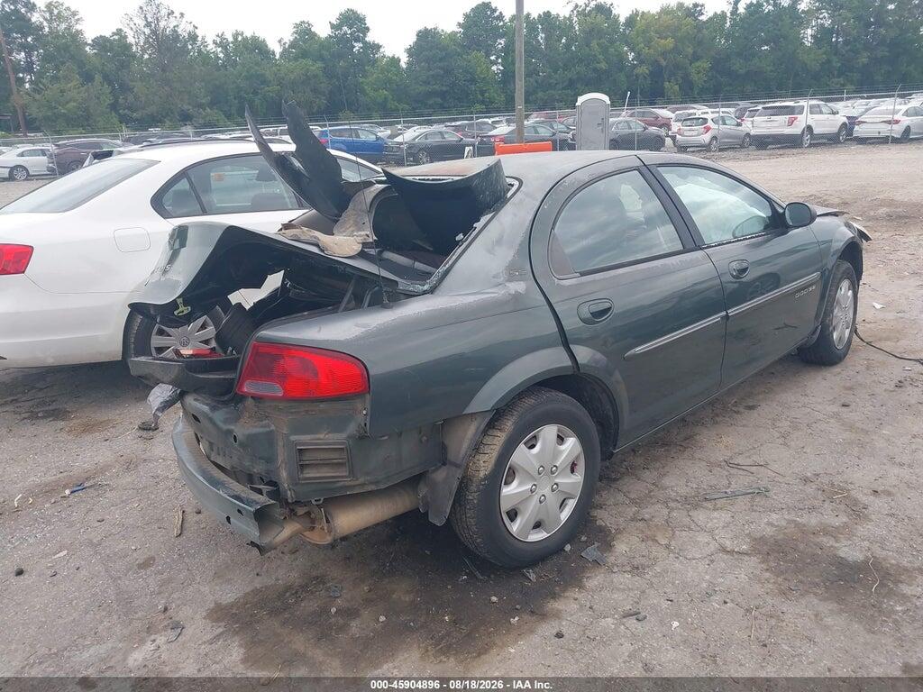 1B3EJ46X01N506772 2001 DODGE STRATUS photo no. 4