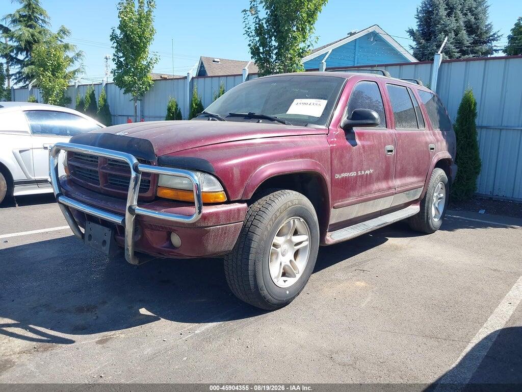 1B4HS28ZX1F608342 2001 DODGE DURANGO photo no. 2