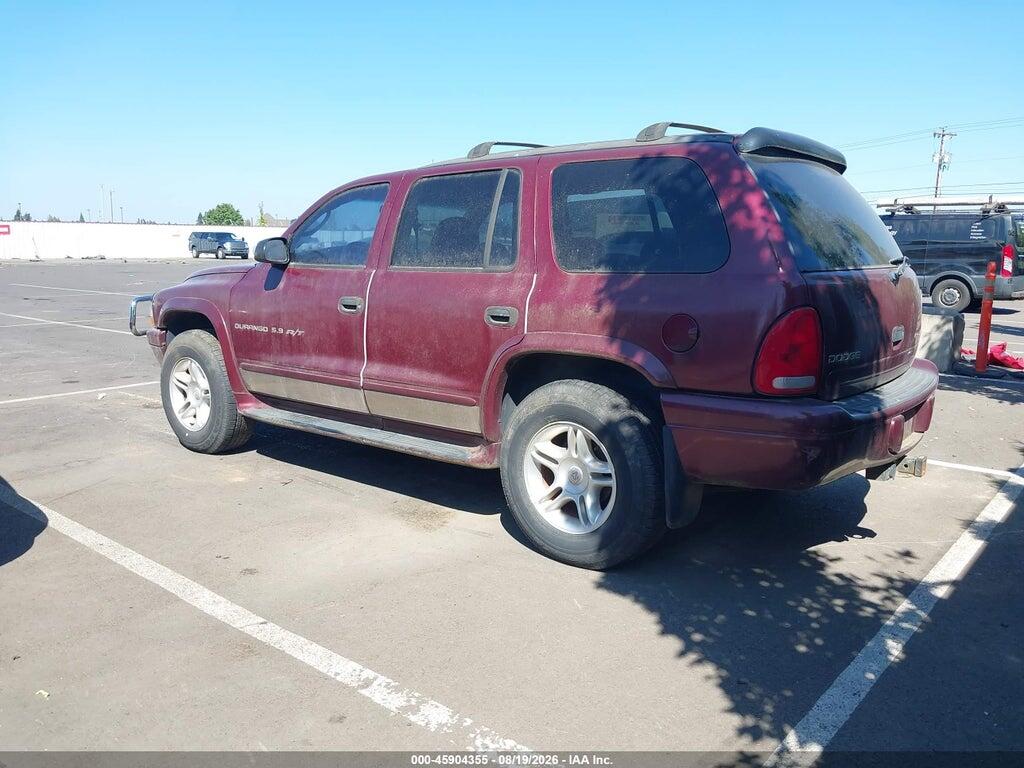1B4HS28ZX1F608342 2001 DODGE DURANGO photo no. 3