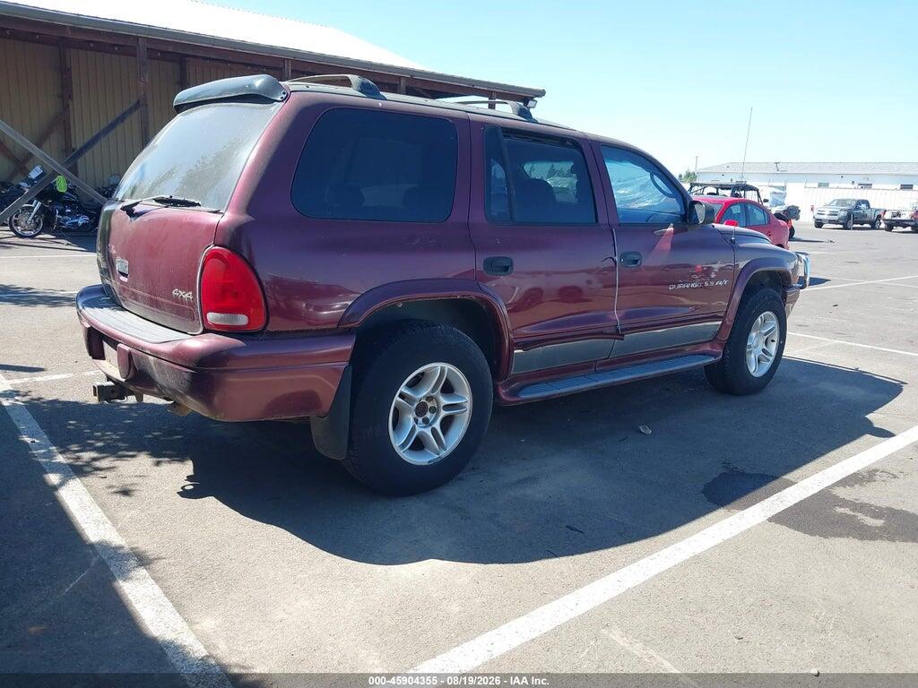 1B4HS28ZX1F608342 2001 DODGE DURANGO photo no. 4