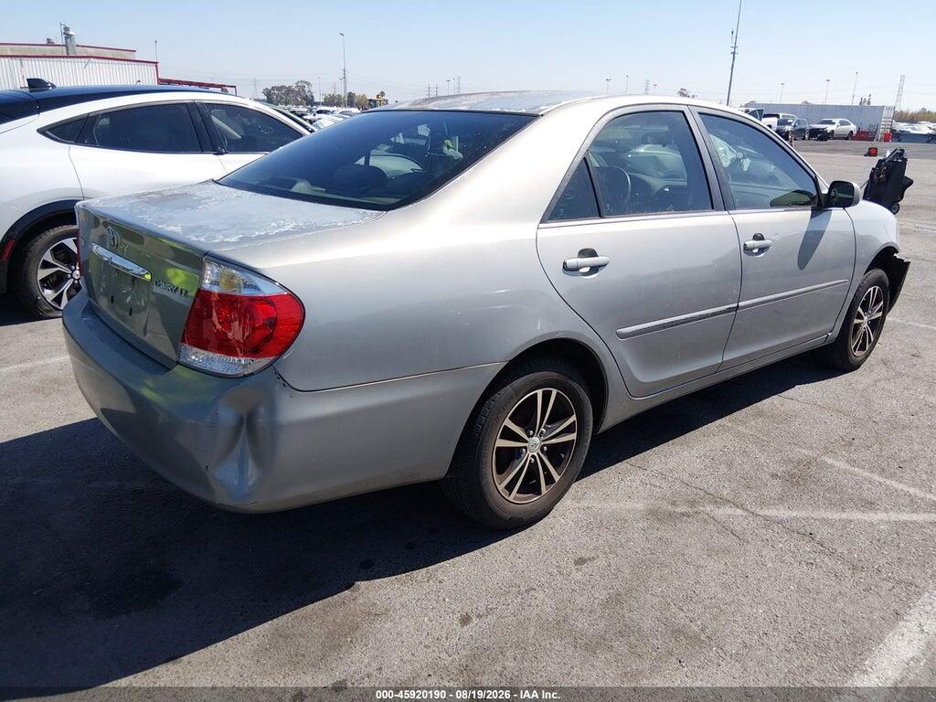 4T1BE30K05U522202 2005 TOYOTA CAMRY photo no. 4